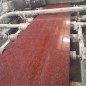 Dyed red granite